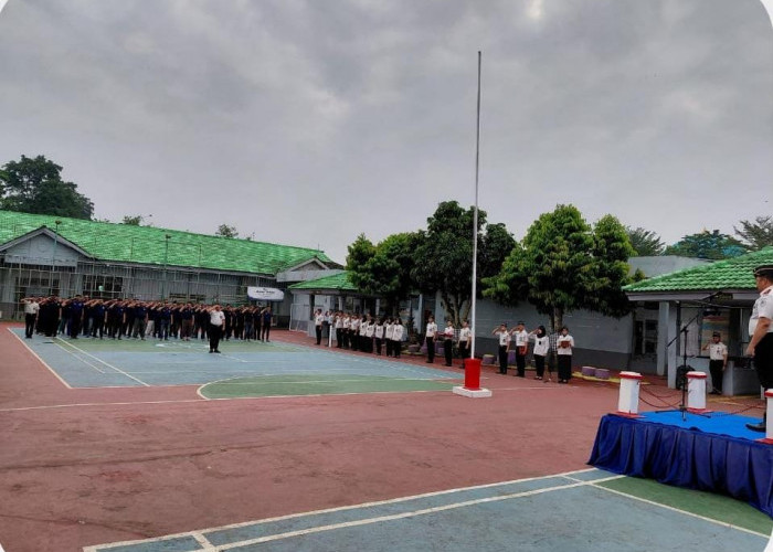 Semangat Hari Anak Nasional, Lapas Narkotika Kelas IIA Muara Beliti Gelar Upacara Penuh Makna