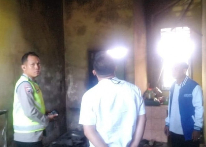 Polres Musi Rawas Bertindak Cepat: Penyelidikan di TKP Kebakaran Kantor SMP Negeri Durian Remuk