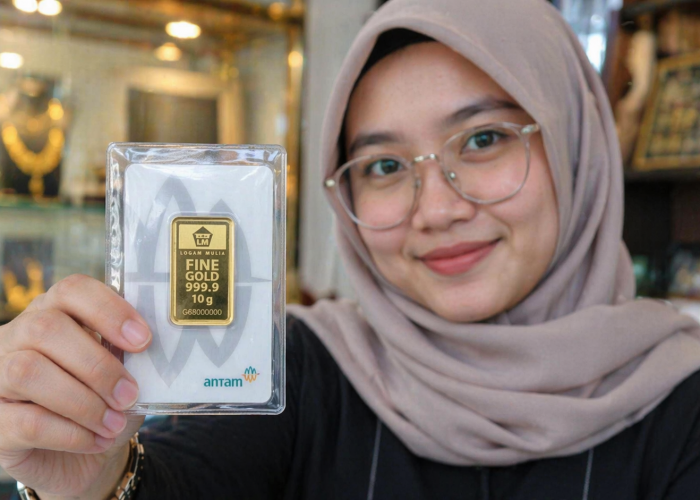 Harga Emas Antam Anjlok Tajam, Turun Rp. 42.000 per Gram Hari Ini