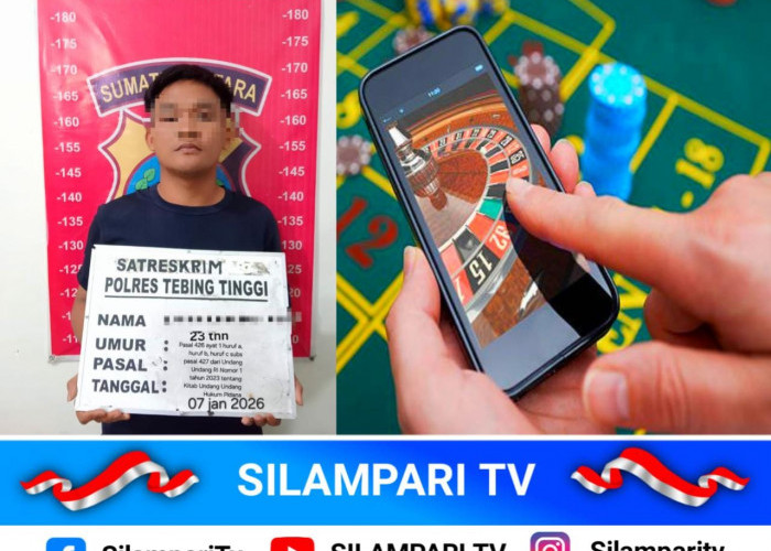 Asyik Main Slot di Warung, Pria 23 Tahun Diciduk Polres Tebingtinggi