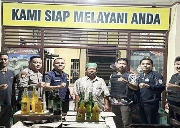 Perdagangkan Miras Secara Ilegal, Pria 74 Tahun di Musi Rawas Diciduk Polisi