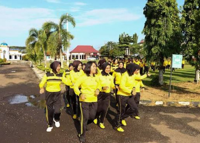 Jaga Kebugaran Personel, Polres Lampung Utara Rutin Gelar Olahraga Bersama Demi Pelayanan Prima