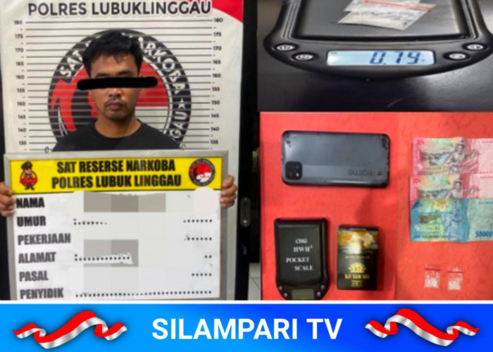 Diduga Edarkan Sabu, Pria 30 Tahun di Lubuk Linggau Diamankan Polisi