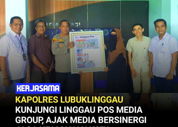 Kapolres Lubuk Linggau Kunjungi Linggau Pos Media Group, Ajak Media Bersinergi Jaga Keamanan Kota.