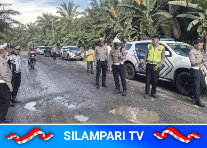 Jalan Nasional di Musi Rawas Jadi Sorotan, Polisi Temukan Lubang Hingga 40 Cm