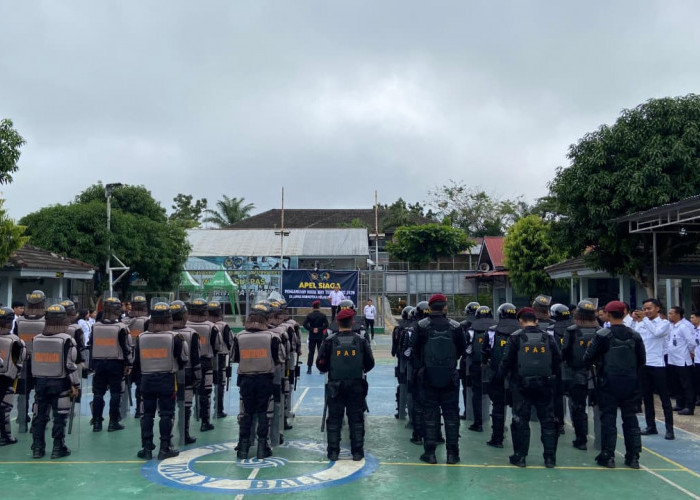 Jelang Nataru 2026, Lapas Narkotika Muara Beliti Gelar Apel Siaga Pengamanan