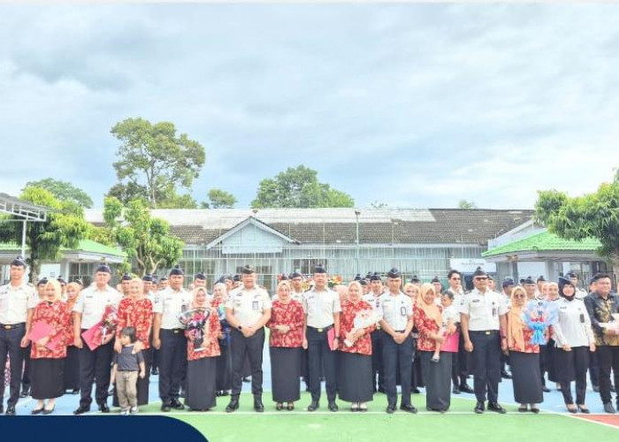 Apresiasi Dedikasi, Lapas Narkotika Muara Beliti Gelar Upacara Kenaikan Pangkat Pegawai