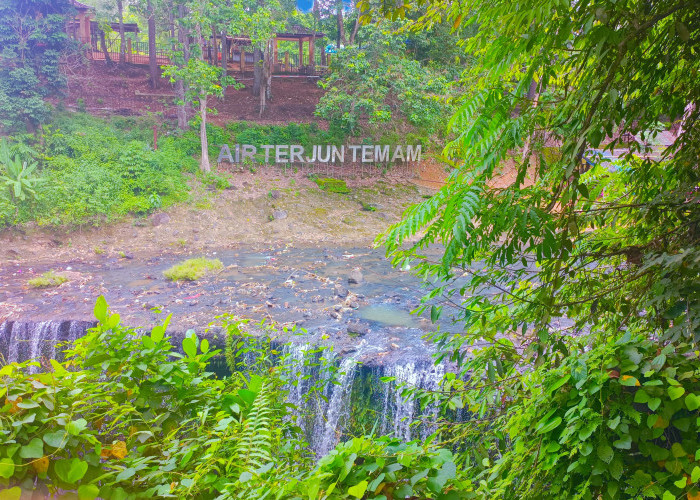 Objek Wisata Air Terjun Temam Siap Sambut Wisatawan Libur Tahun Baru 2025