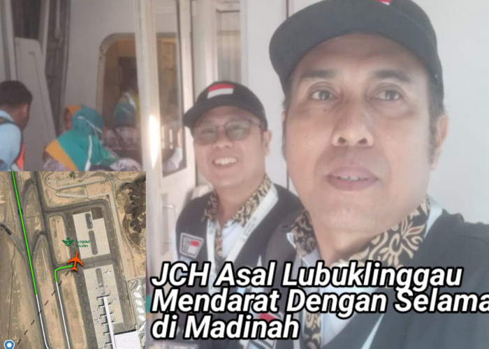 Cuaca Bagus, Alhamdulillah, Jemaah Calon Haji asal Lubuklinggau Mendarat Dengan Selamat di Madinah