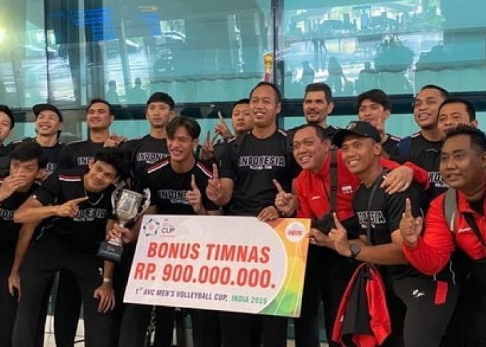 Juara AVC Men's Cup 2026, Timnas Voli Indonesia Diganjar Bonus Rp900 Juta dari PBVSI
