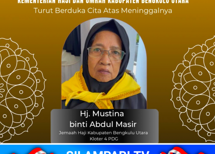 Jemaah Haji Asal Bengkulu Utara Wafat di Tanah Suci Setelah Menuntaskan Puncak Ibadah Haji