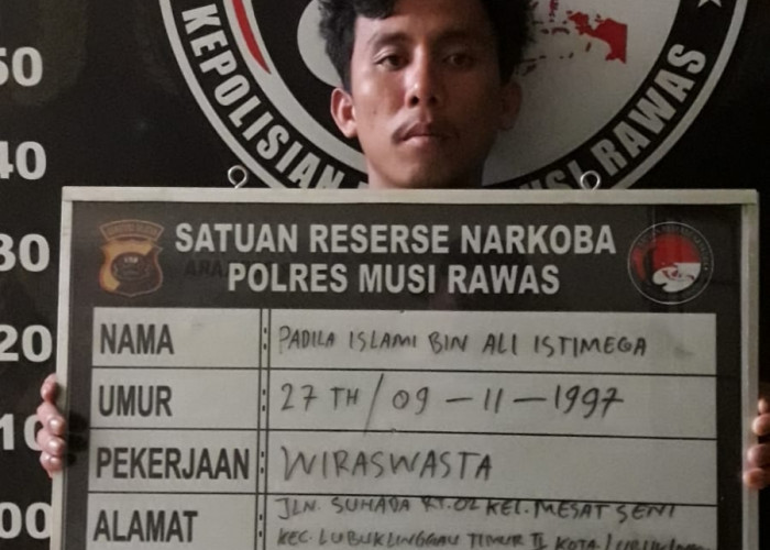 Mengamankan Serbuk Terlarang di Jendela Kamar, Padila Ditangkap oleh Satnarkoba Polres Musi Rawas