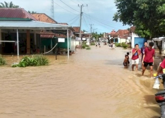 Sungai Rupit Meluap, Ratusan Rumah Warga di Muratara Terdampak Banjir