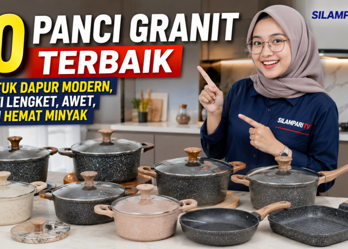 10 Panci Granit Terbaik untuk Dapur Modern, Anti Lengket, Awet, dan Hemat Minyak