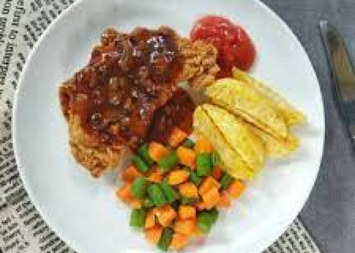 Resep Steak Ayam Saus Lada Hitam ala Restoran, Cocok Untuk Menu Diet