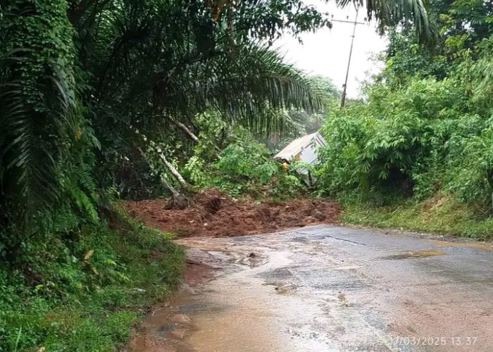 Longsor di Rejang Lebong Arus Mudik dan Pasokan Logistik ke Lubuklinggau Terganggu