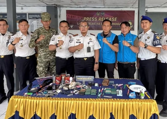 Lapas Lubuk Linggau Gelar Razia Gabungan, Tegaskan Komitmen Bersih dari HP Ilegal dan Narkoba