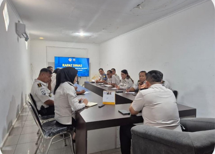 Bangun Kekompakan dan Profesionalisme, Lapas Narkotika Muara Beliti Adakan Rapat Dinas Rutin