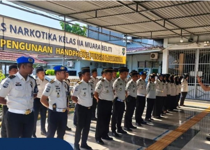 Kalapas Lapas Narkotika Muara Beliti Tegaskan Disiplin, Beri Arahan Tegas kepada Petugas