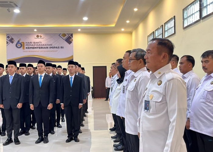 Kalapas Lubuklinggau Hadiri Pelantikan Pejabat Manajerial dan PNS