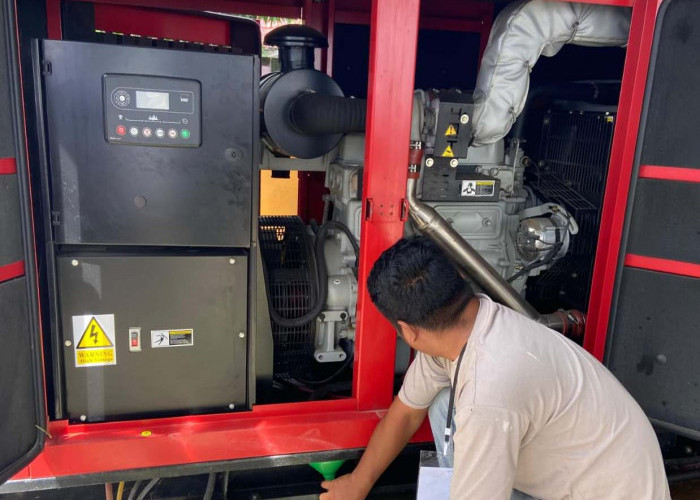 Kontrol Berkala Tanpa Kendala,Lapas Narkotika Muara Beliti Rutin Rawat Genset,Pastikan Keandalan SistemListrik