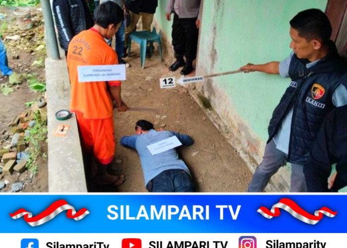 Rekonstruksi Pembacokan di Lubuklinggau, Tersangka Peragakan 20 Adegan