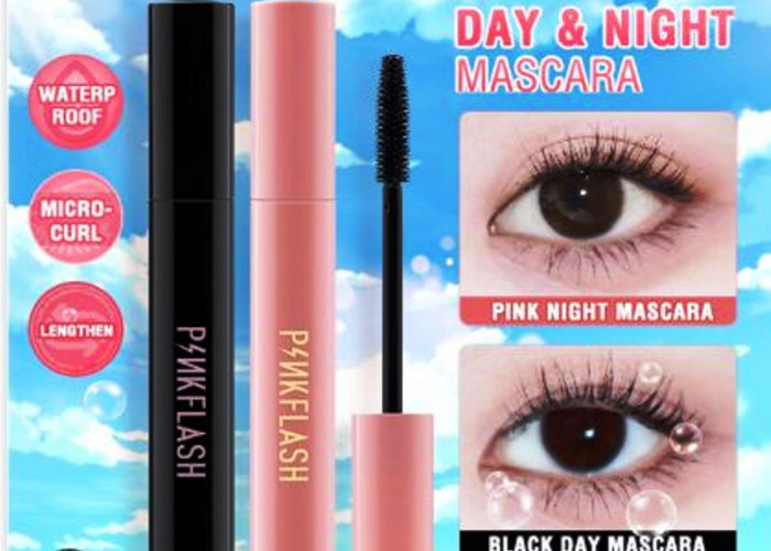 Review Day and Night Mascara dari Pinkflash: Bulu Mata Lebih Bervolume