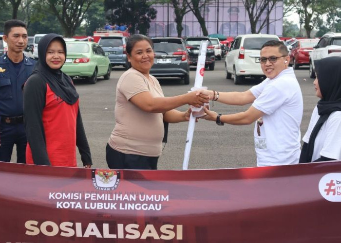 KPU Lubuklinggau Kembali Sosialisasikan Pilkada Serentak Kepada warga Masyarakat Lubuklinggau