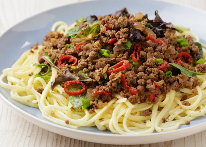 Resep Spaghetti Daging Cincang yang Gurih Lezatnya Nagih