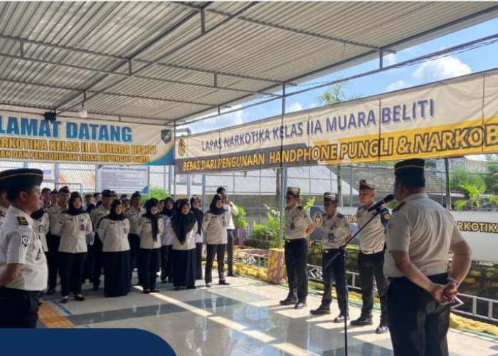 Tingkatkan Disiplin dan Integritas, Kalapas Narkotika Muara Beliti Berikan Penguatan Internal