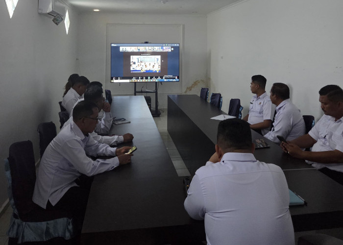 Jelang Nataru 2026, Lapas Narkotika Muara Beliti Ikuti Rapat Strategis Kanwil Ditjenpas Sumsel