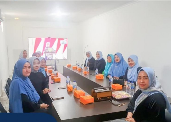 Tebar Semangat Hijrah, DWP Lapas Narkotika Muara Beliti Hadiri Peringatan Tahun Baru Islam Secara Daring