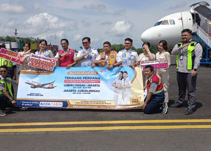 Maskapai Super Air Jet Resmi Beroperasi di Bandara Silampari, Cek Jadwalnya dan Terminal Berapa?