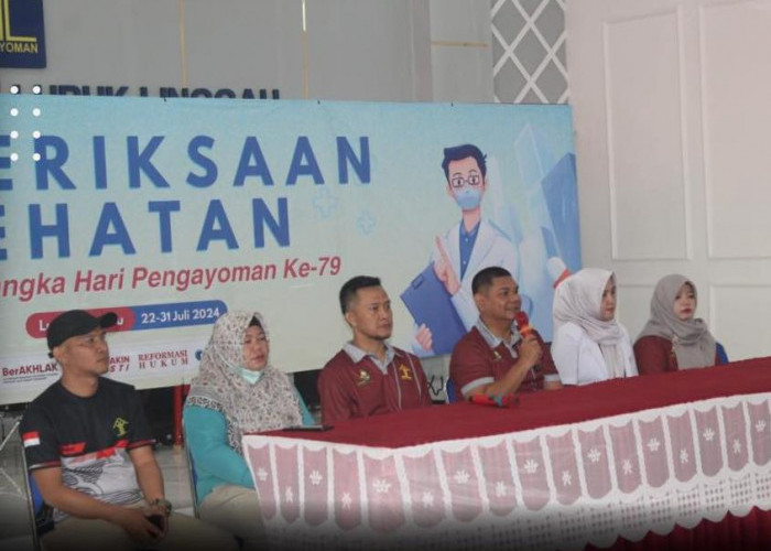 Lapas Lubuklinggau Lakukan Pemeriksaan Kesehatan Dalam Rangka Semarak Hari Pengayoman Ke - 79