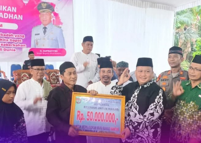 Safari Ramadhan Pemkab Musi Rawas Salurkan Bantuan di Kecamatan Sumber Harta