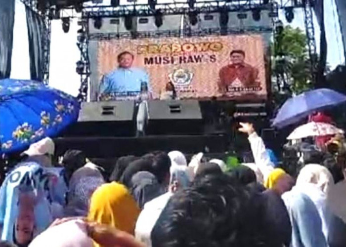 BREAKING NEWS! Dikabarkan Kampanye Capres Prabowo Subianto di Musi Rawas Batal 