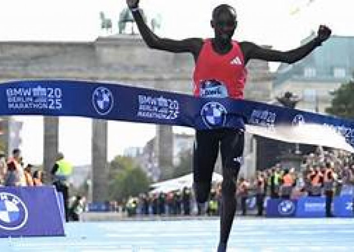Berlin Marathon 2025: Cuaca Panas Gagalkan Upaya Sabastian Sawe Pecahkan Rekor Dunia Kelvin Kiptum