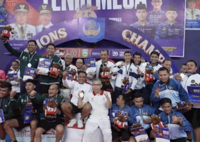 Tim Tenis Meja Beregu Putra Kemenimipas Sabet Medali Perunggu ajang PORNAS XVII KORPRI Tahun 2025