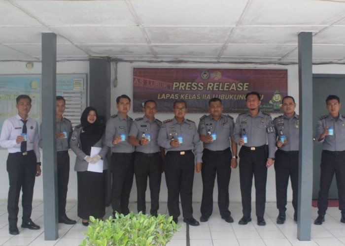Jalankan Program Akselerasi Menteri Imipas,  Lapas Lubuk Linggau Lakukan Kegiatan  Tes Urine 