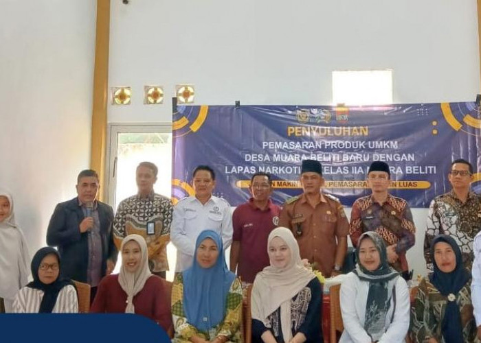 Lapas Narkotika Muara Beliti Perkuat Pembinaan Kemandirian Lewat Penyuluhan UMKM Bersama Perangkat Desa