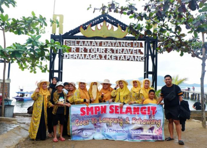 Kompak! SMPN Selangit Musi Rawas Goes To Lampung dan Pahawang Antar Guru