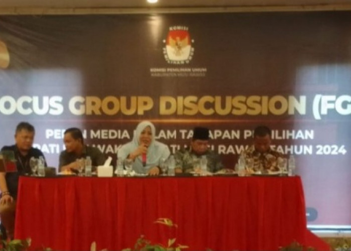 KPU Musirawas Gelar FGD Peran Media dalam Tahapan Pemilihan Bupati dan Wakil Bupati Musi Rawas Tahun 2024