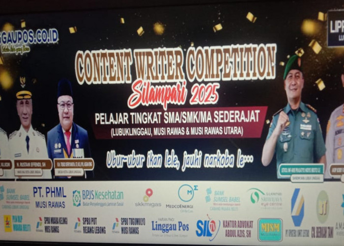 Linggaupos Online Gelar Content Writer Competition Silampari 2025, Ajak Pelajar Anti Narkoba