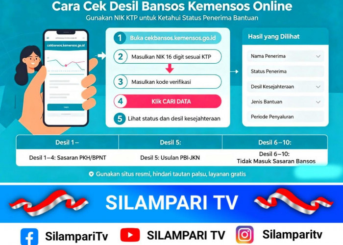Cara Cek Desil Bansos Kemensos Online Pakai NIK KTP, Ketahui Status Penerima Bantuan