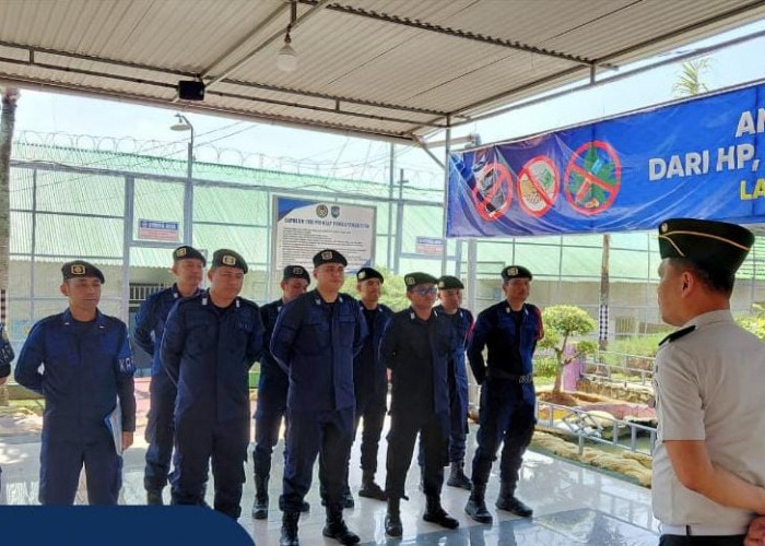 Bintorwasdal Regu Pengamanan, Ka. KPLP Lapas Narkotika Muara Beliti Tekankan Kesiapsiagaan dan Integritas 