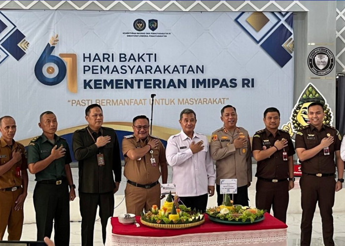 Lapas Lubuklinggau Laksanakan Kegiatan Tasyakuran Dalam Rangka Hari Bhakti Pemasyarakatan ke-61