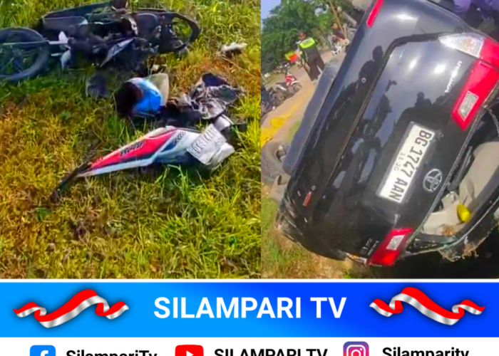 Kecelakaan di Jalan Soekarno Hatta, Innova Seruduk Motor Gegara Sopir Mengantuk