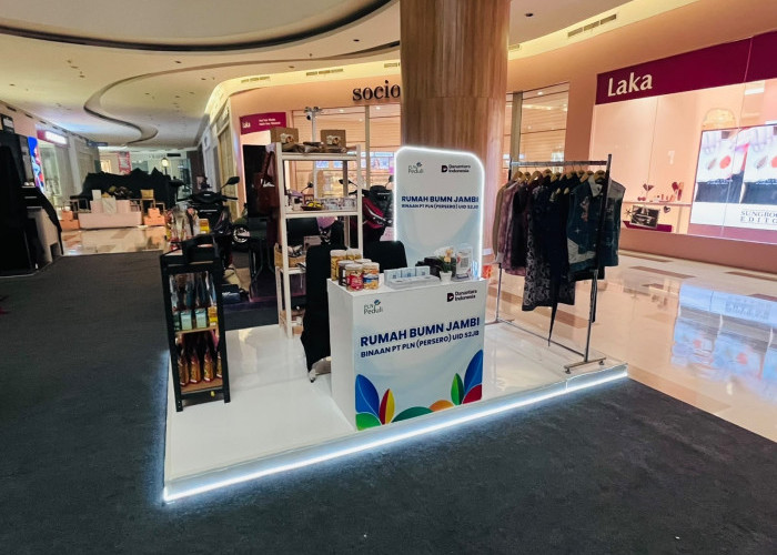 Booth Rumah BUMN Hadir di Palembang Icon, PLN UID S2JB Bawa 12 UMK Binaan Perluas Pasar