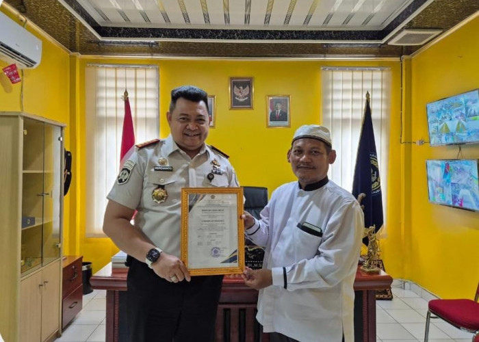 Masjid At-Taubah Lapas Narkotika Muara Beliti Raih Sertifikat Arah Kiblat dari Kemenag Musi Rawas