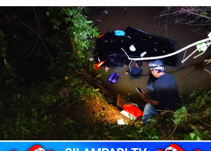 Mobil Rombongan Perbankan Terjun ke Sungai di BTS Ulu Cecar, Seluruh Penumpang Selamat